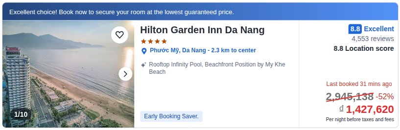 Thẻ có Early Bird